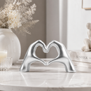 Heart Hands Sculpture