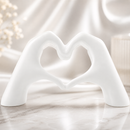 Heart Hands Sculpture