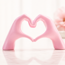 Heart Hands Sculpture