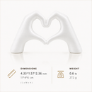Heart Hands Sculpture