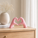 Heart Hands Sculpture